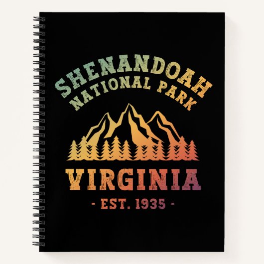 Shenandoah National Park Virginia USA Notitieboek (Voorkant)