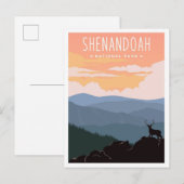 Shenandoah National Park Virginia USA Travel  Briefkaart (Voorkant / Achterkant)