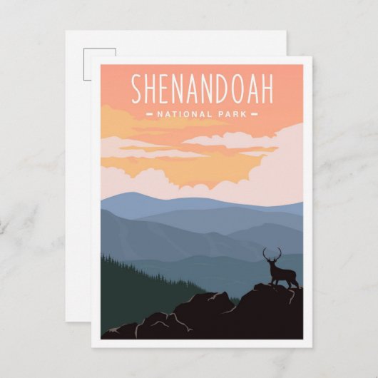 Shenandoah National Park Virginia USA Travel  Briefkaart (Voorkant / Achterkant)