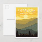 Shenandoah National Park Virginia USA Travel Briefkaart (Voorkant / Achterkant)