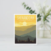 Shenandoah National Park Virginia USA Travel Briefkaart (Staand voorkant)