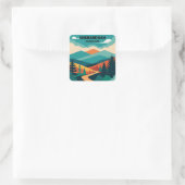 Shenandoah National Park Virginia USA Vierkante Sticker (Tas)