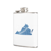 Shenandoah National Park Virginia Wood Grain Heupfles (Links)