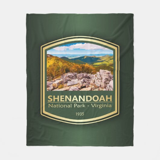 Shenandoah NP (PF1) Fleece Deken (Voorkant)