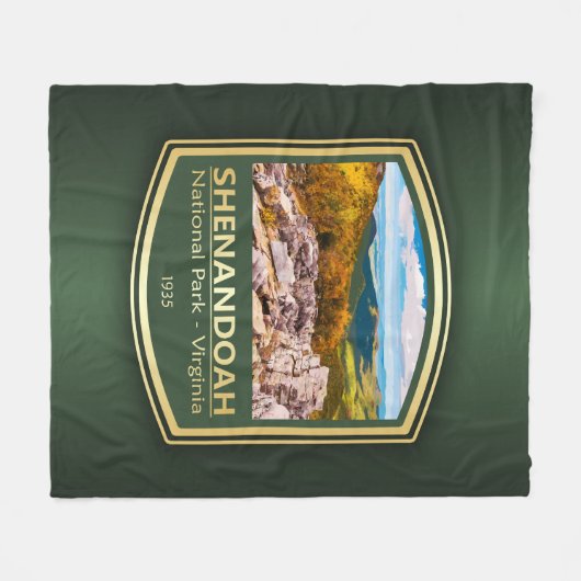 Shenandoah NP (PF1) Fleece Deken (Voorkant (Horizontaal))