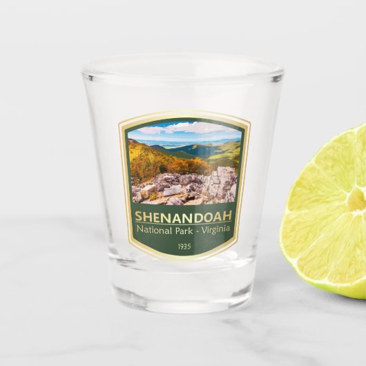 Shenandoah NP (PF1) Shot Glas (Voorkant)
