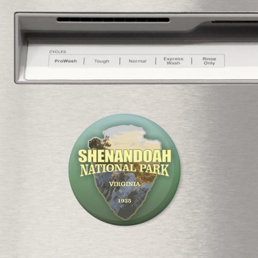 Shenandoah NP (pijlpunt) Magneet (Insitu (Vaatwasser))