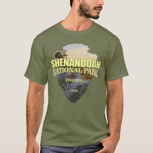 Shenandoah NP (pijlpunt) T-shirt (Voorkant)