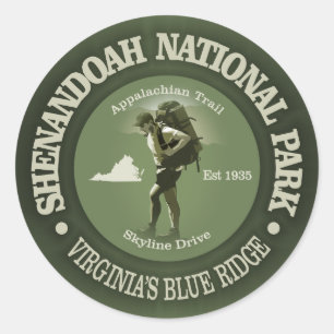 Shenandoah NP Ronde Sticker