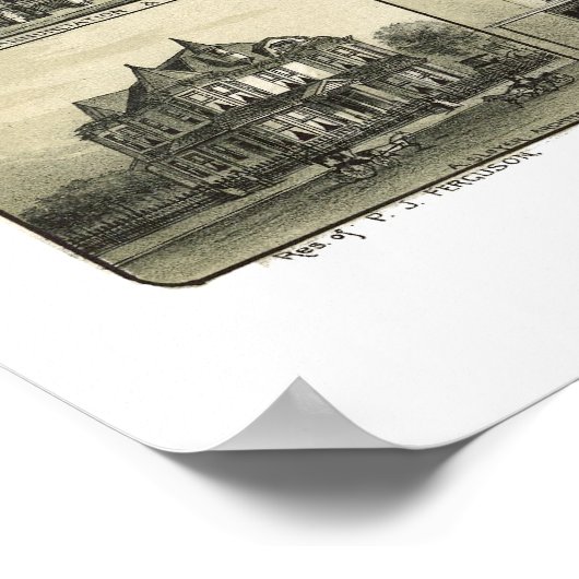 Shenandoah, PA Panoramic Map - 1889 Poster (Hoek)