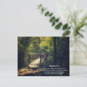 Shenandoah Park Forest Bridge Spreuken Schrift Briefkaart (Staand voorkant)