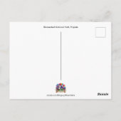 Shenandoah Park Forest Bridge Spreuken Schrift Briefkaart (Achterkant)