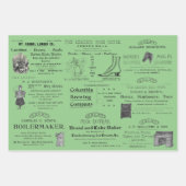 Shenandoah Pennsylvania 1890 Adverteren Inpakpapier Vel (Voorkant 2)