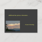 Shenandoah-profielkaart Visitekaartje (Achterkant)