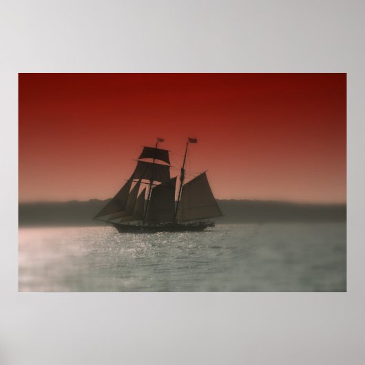 Shenandoah Red sky Poster (Voorkant)