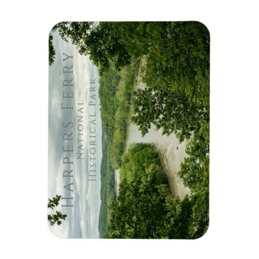 Shenandoah rivier, Harpers Ferry NHP Magneet (Verticaal)