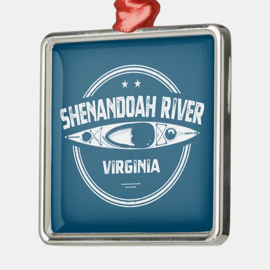 Shenandoah rivier, Virginia Metalen Ornament (Links)