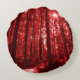 Shenandoah Rood Rond Kussen