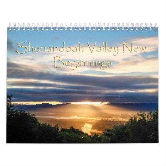 Shenandoah Valley Nieuwe Beginnings Zonsopgang Kal Kalender (Hoes)