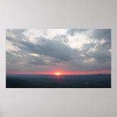 Shenandoah Valley Sunset Poster (Voorkant)