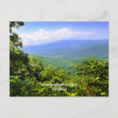 Shenandoah Valley, Virginia Briefkaart (Voorkant)