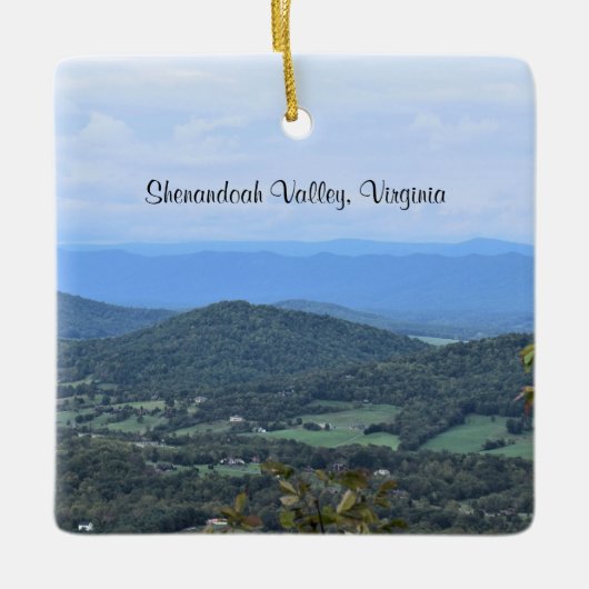 Shenandoah Valley Virginia Ornament (Voorkant)