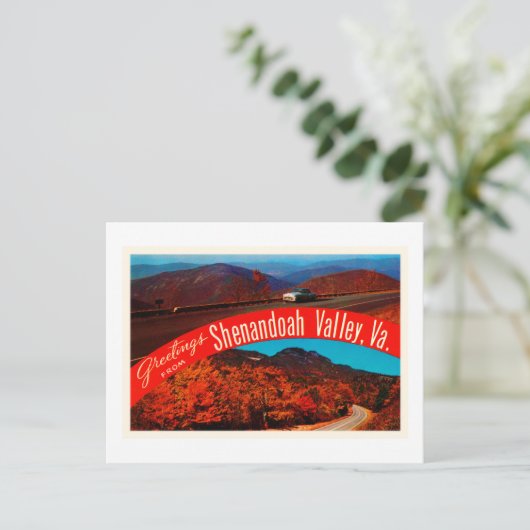 Shenandoah Valley Virginia VA  Briefkaart- Briefkaart (Staand voorkant)