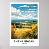 Shenandoah Virginia Travel Print (Voorkant)