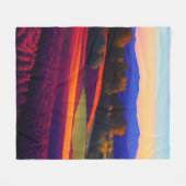 Shenandoah Virginia Wijnland Fleece Deken (Voorkant (Horizontaal))