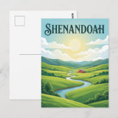 Shenandoahvallei Briefkaart (Voorkant / Achterkant)
