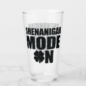Shenanigan-modus ingeschakeld glas (Achterkant)