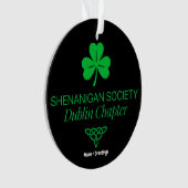Shenanigan Society Dublin Chapter Vintage Heritage Ornament (voorkant)
