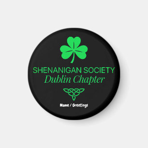 Shenanigan Society Dublin Hoofdstuk Vintage Erfgoe Magneet