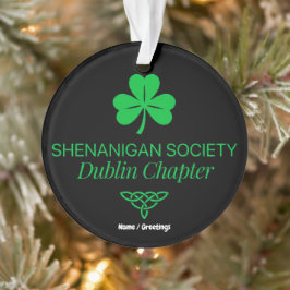 Shenanigan Society Dublin Hoofdstuk Vintage Erfgoe Ornament