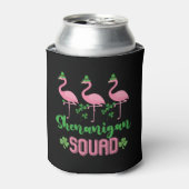 Shenanigan Squad Flamingo Kabouter St. Patrick's  Blikjeskoeler (Blikje Voorkant)