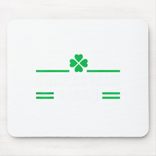 Shenanigan Squad Matching Team St Patricks Day 202 Muismat (Voorkant)