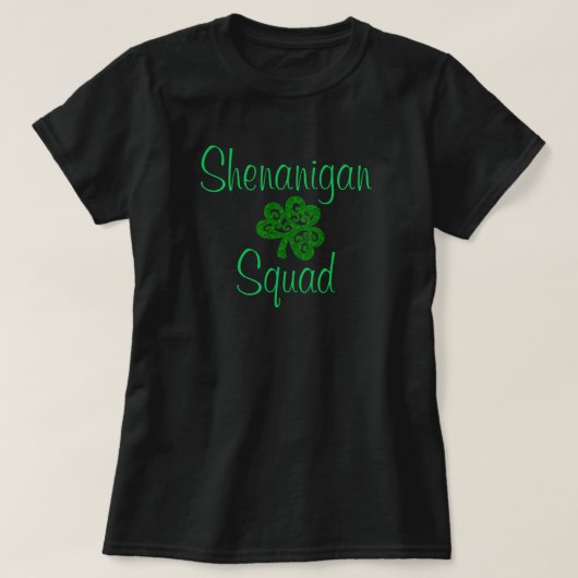 Shenanigan Squad Shamrock Bar Party Women's T-shirt (Design voorkant)