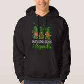 Shenanigan Squad St Patrick Day Gnomes Proud Irish Hoodie (Voorkant)