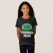 Shenanigan Squad St. Patricks Day Funny American F T-shirt (Voorkant volledig)