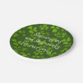 Shenanigans and Shamrocks Pattern St Patrick's Day Papieren Bordje (Gekanteld)