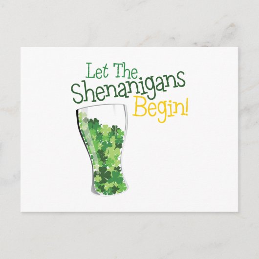 Shenanigans Briefkaart (Voorkant)