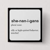 Shenanigans, Button voor definitie (Voorkant)