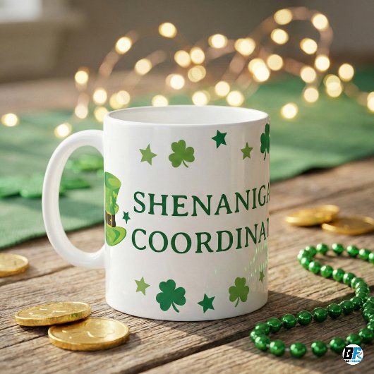 Shenanigans Coördinator Funny St. Patrick's Day Koffiemok