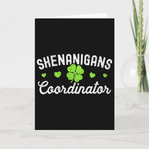 Shenanigans Coördinator Gelukkig St. Patrick's Day Kaart