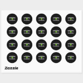 Shenanigans-coördinator Gelukkig St. Patrick's Day Ronde Sticker (Vel)