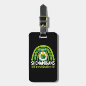 Shenanigans coördinator Gnomes St Patrick's Day Bagagelabel (Voorkant verticaal)