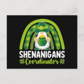 Shenanigans coördinator Gnomes St Patrick's Day Briefkaart (Voorkant)