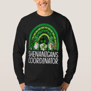 Shenanigans coördinator Gnomies Patricks Day Gnome T-shirt