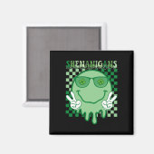 Shenanigans-coördinator Groovy St. Patricks Day Ma Magneet (Voorkant / Achterkant)