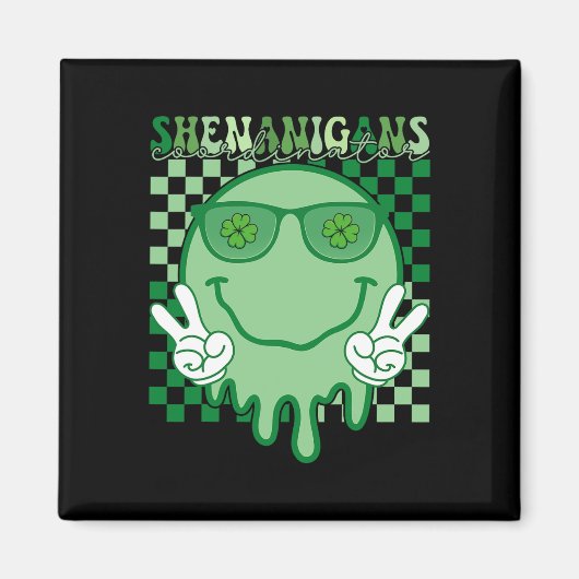 Shenanigans-coördinator Groovy St. Patricks Day Ma Magneet (Voorkant)